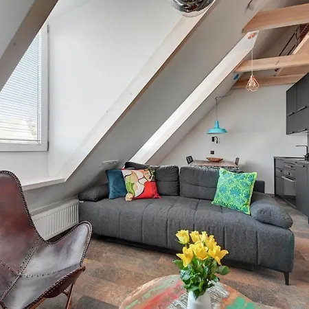 Cozy Loft With Old Town View - Free Parking Apartment *